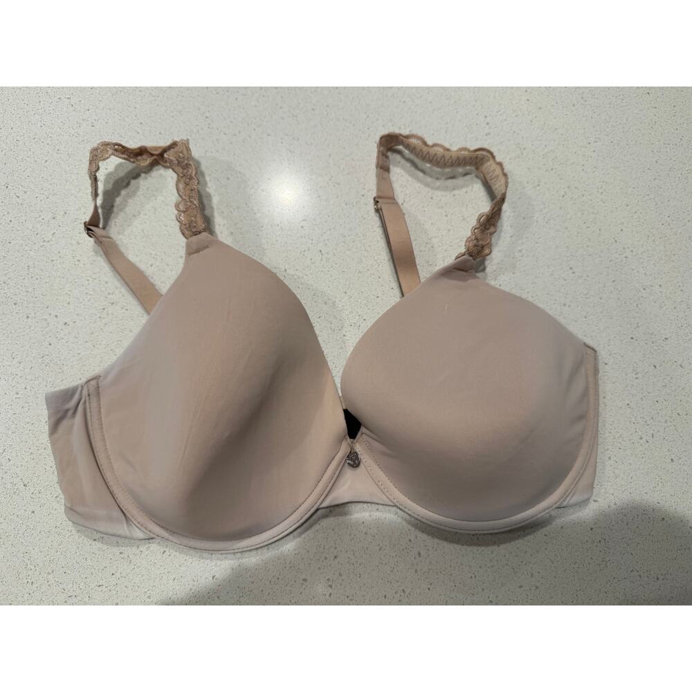 Natori Pure Luxe Full‎ Fit Contour Bra in Nude (Cafe) 34D